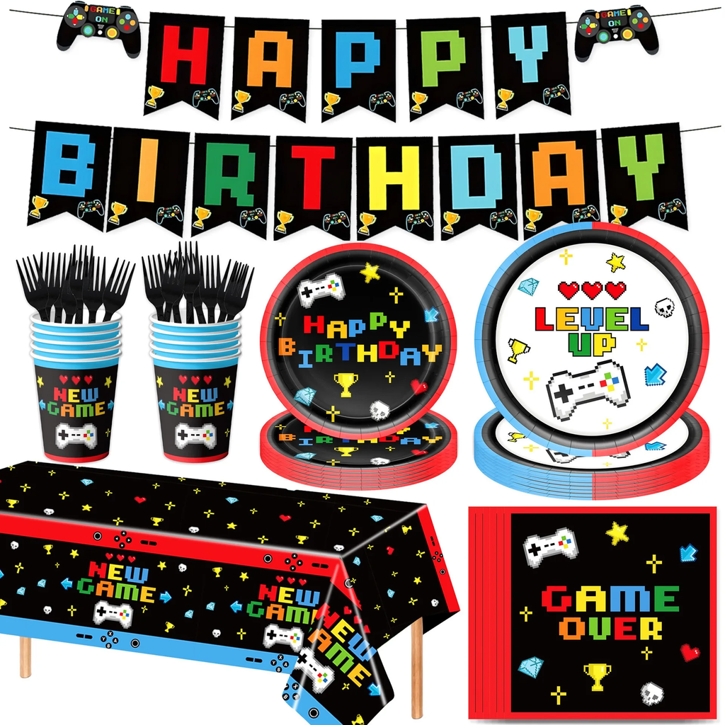 Happy Birthday Gamer decorations