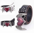 Goth heart belt
