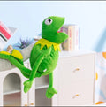 Green frog puppet