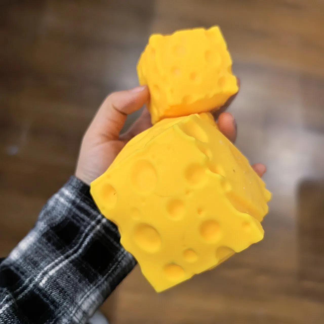 Squishy cheese toy