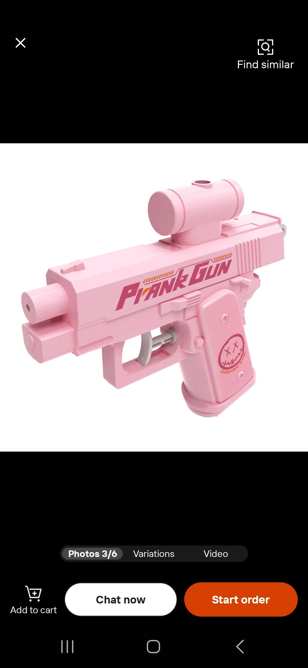 Prank gun